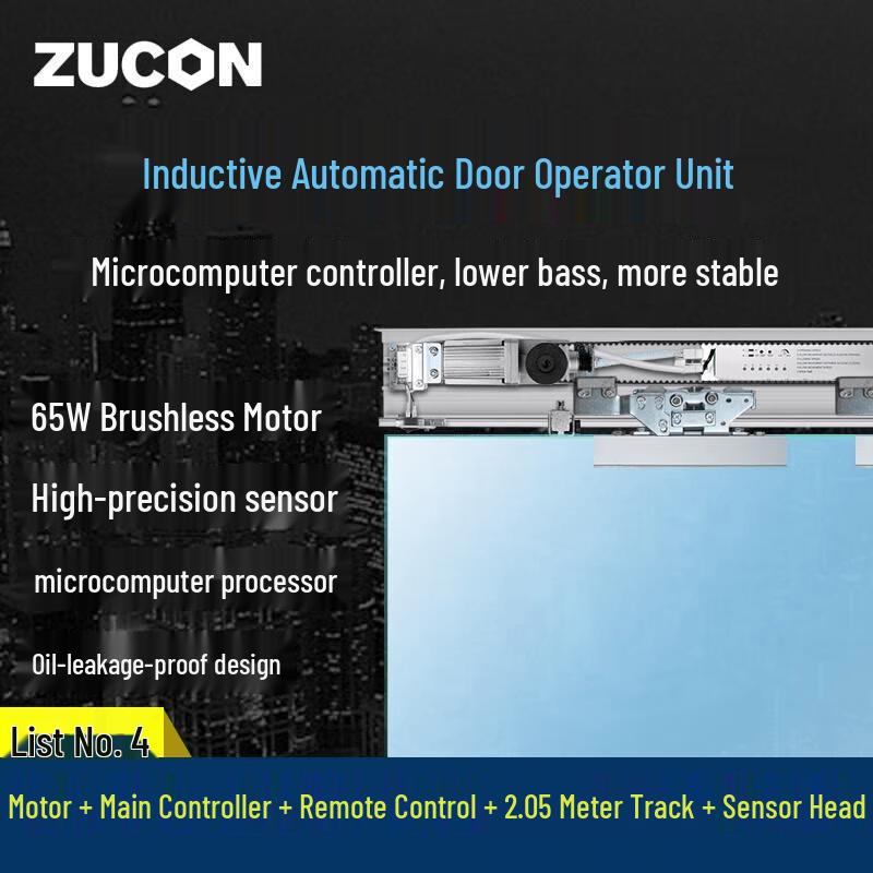 ZUCON Automatic Sensor Sliding Door System CN plug (adapter included)