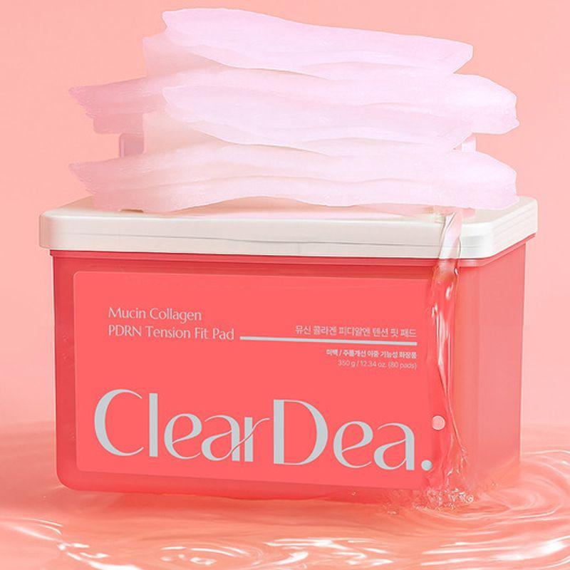ClearDea Mucin Collagen PDRN Tension Fit Pads 80 pads ONE