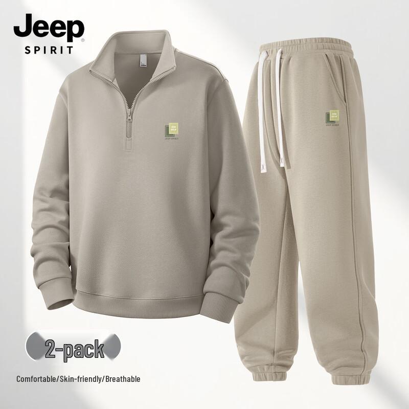 Мужской комплект: Худи и спортивные штаны JEEP SPIRIT, весна/осень 2025 M