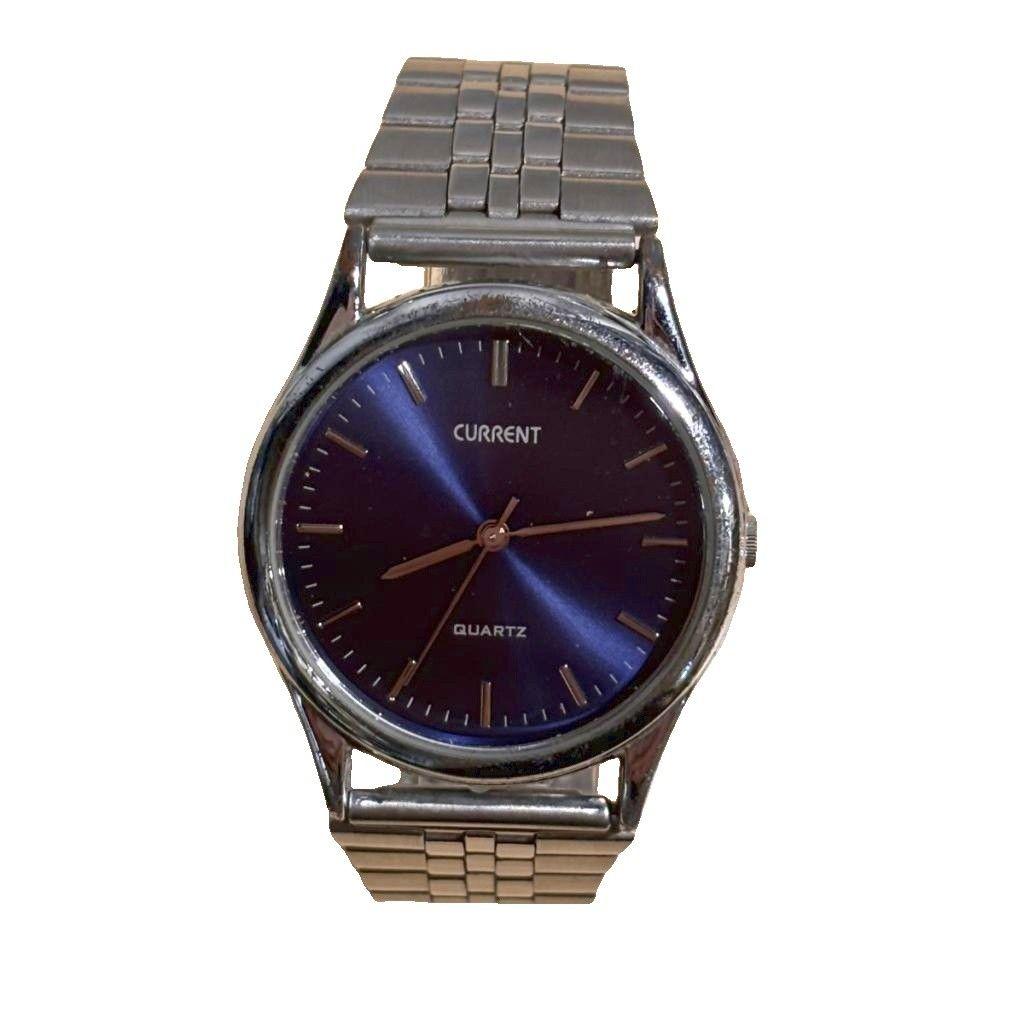 Used SEIKO Current Quartz Watch Silver Color Working Item GY99