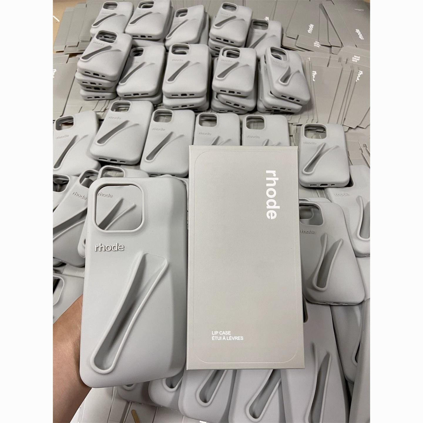 

Rhode Hailey Чохол для губ Чохол для Apple iPhone 16 15promax 14espresso Apple 12 сірий