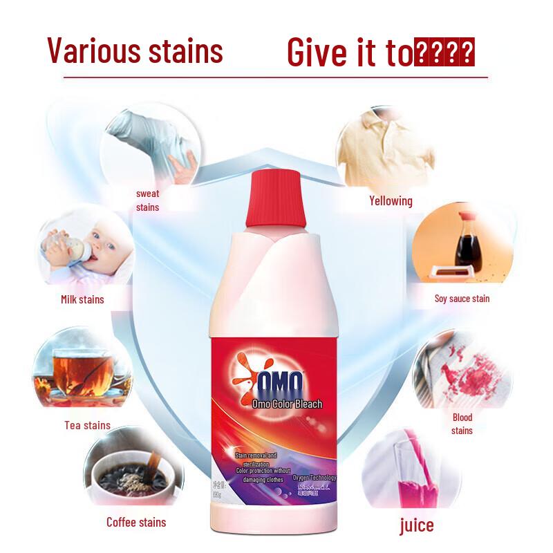 Omo Color Brightener & Antibacterial Laundry Detergent Set