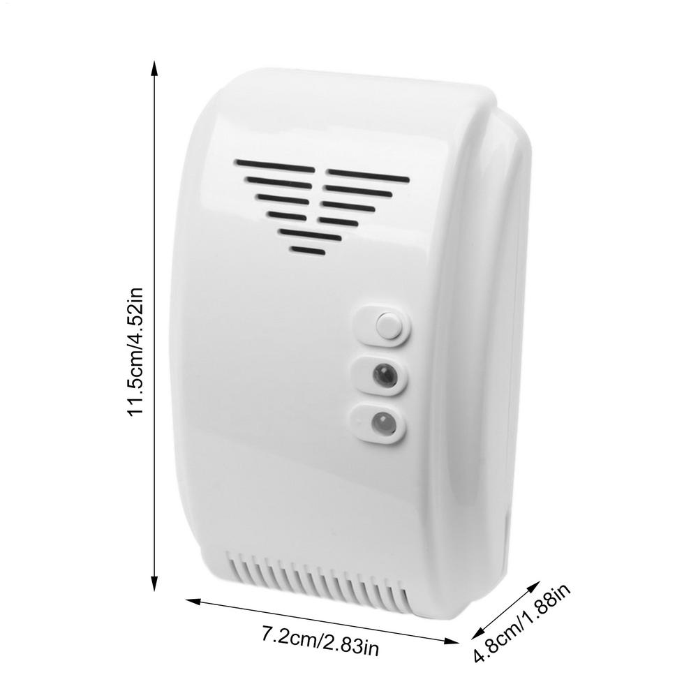 

Датчик-сигнализатор газа 12 В Пропан Бутан и СУГ Природный Мотор Природный Газ Сжиженный Природный Газ Сигнализация об Утечке Прицеп Автодом Сигнализация Детектора Утечки белый