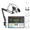 "BM800 Microphone and Sound Card Set for Mobile Live Streaming"