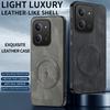 Dla Redmi 15C 171MM Globalne Etui Luksusowa Skóra PU Osłona Magnetyczna Magsafe Ochronna Tylna Pokrywa Dla Redmi 15C 173mm EU Obudowa Telefonu
