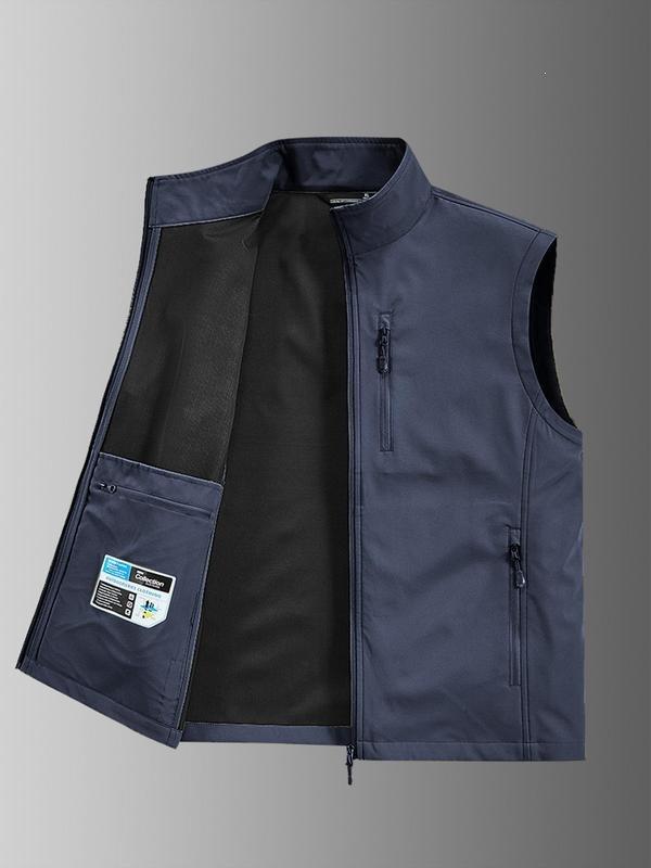 K 62191 Soft Shell Vest Outdoor Logo Embroidery Soft Shell Warm Vest