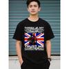 Funny British Patriotism T-Shirt - Sorry If My Patriotism Offends You Slogan - Men'S British Flag Design - Lightweight Everyday Shirt - All-Season