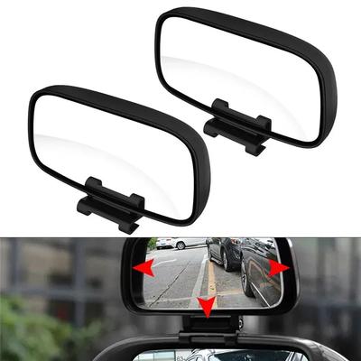 2XUniversal Auto Zubehör Auto Spiegel Hilfs Rückspiegel Weitwinkel Seite Rückspiegel Reverse Blind Spot ° Einstellbar