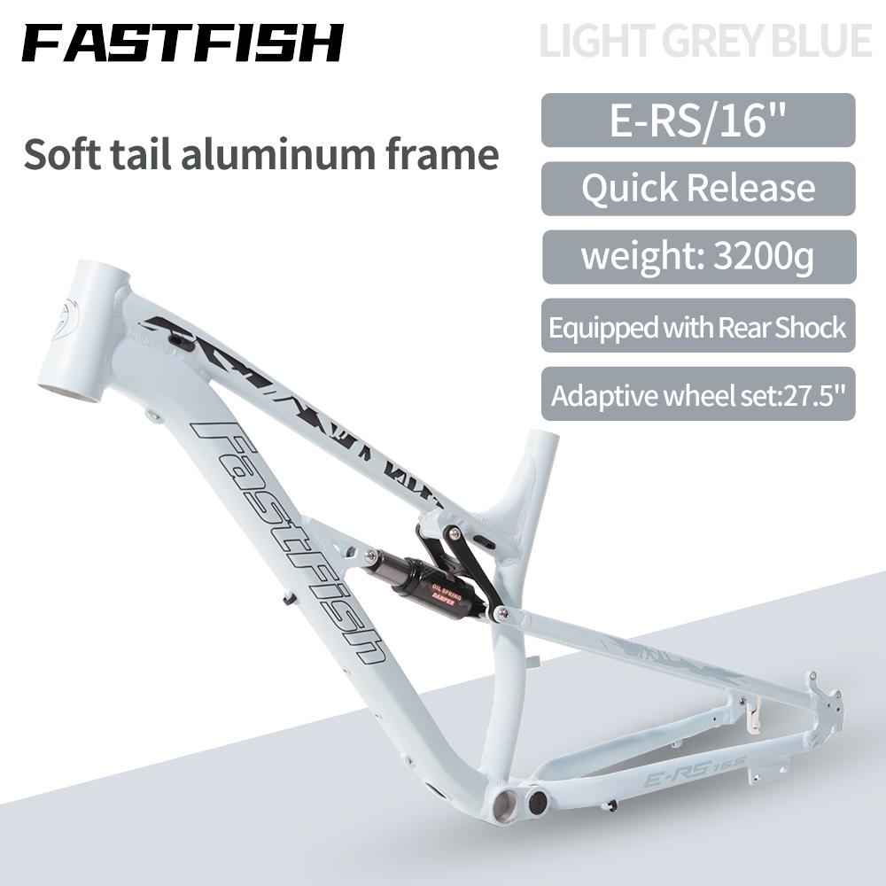 2024 XC Full Suspension MTB Bike Frame 26 27.5 16inch 27.5er Aluminum Alloy Downhill Enduro Mountain Bike Shock Absorber