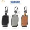2026 Hot Car Sticker Zinc Alloy + Leather Car Key Case Cover for KIA Rio Rio5 Sportage Ceed Cerato K3 KX3 K4 K5 Sorento Optima P