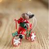 Handmade Christmas Decoration Wrought Iron Hangable Ornament Christmas Ornament  Happy Christmas