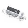 Slow Rebound Mouse Wrist Support Pad Wing Design Wristband Mouse Mat  Desktop Accessories