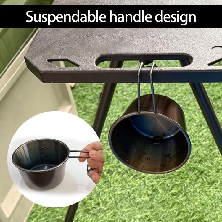Multifuntional Use 200ml Capacity Camping Bowl Heatproof Portable Cookware Suitable for Campers Trail Explorers Use
