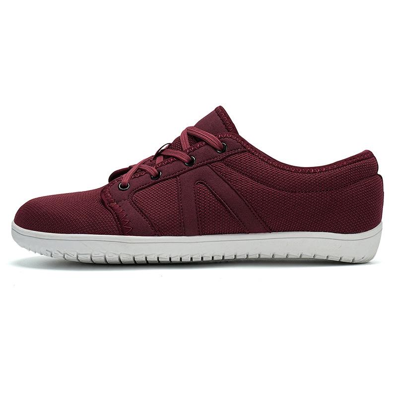 Men's and Women's Breathable Wide-Toe Comfortable Flyknit Walking Shoes with Soft Soles