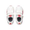 Li Ning Kids Sports Lifestyle Synthetic Leather Comfortable Simple Casual Shoes Kids Sneakers Standard-White Furong-Red YKAP148-6