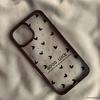 Modische Pinke Kleine Liebesherz Handyhülle Für iPhone 17 Pro 15 16 14 13 12 11 XR XS Max 7 8Plus Niedliche Glücksbringer Klare Harte Abdeckung