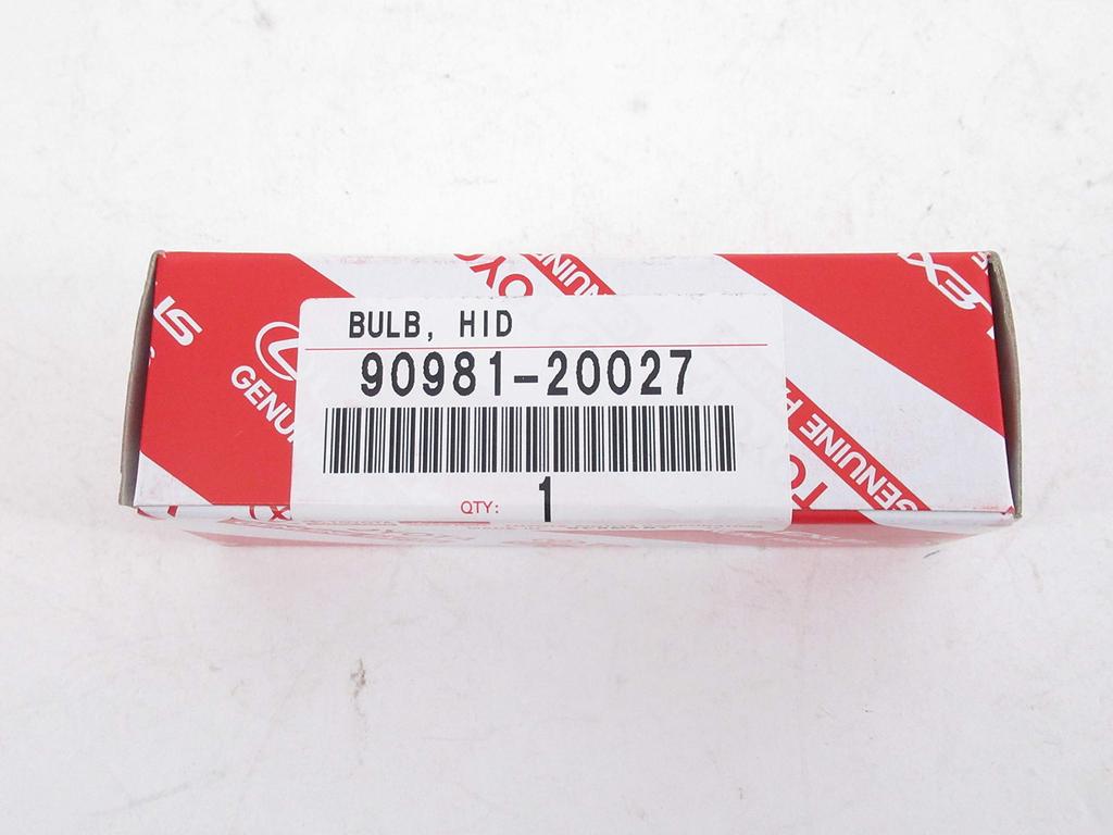 Toyota Genuine Discharge Headlamp Part Number Part Bulb, 90981-20027