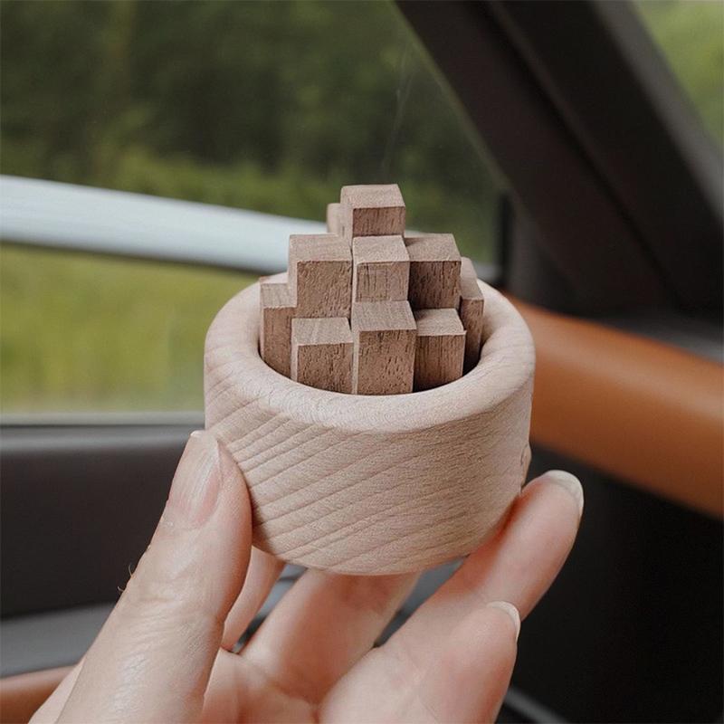 No perfume DIY fragrance diffuser aroma home room car bathroom interior accessories wooden ornaments air freshener decorations