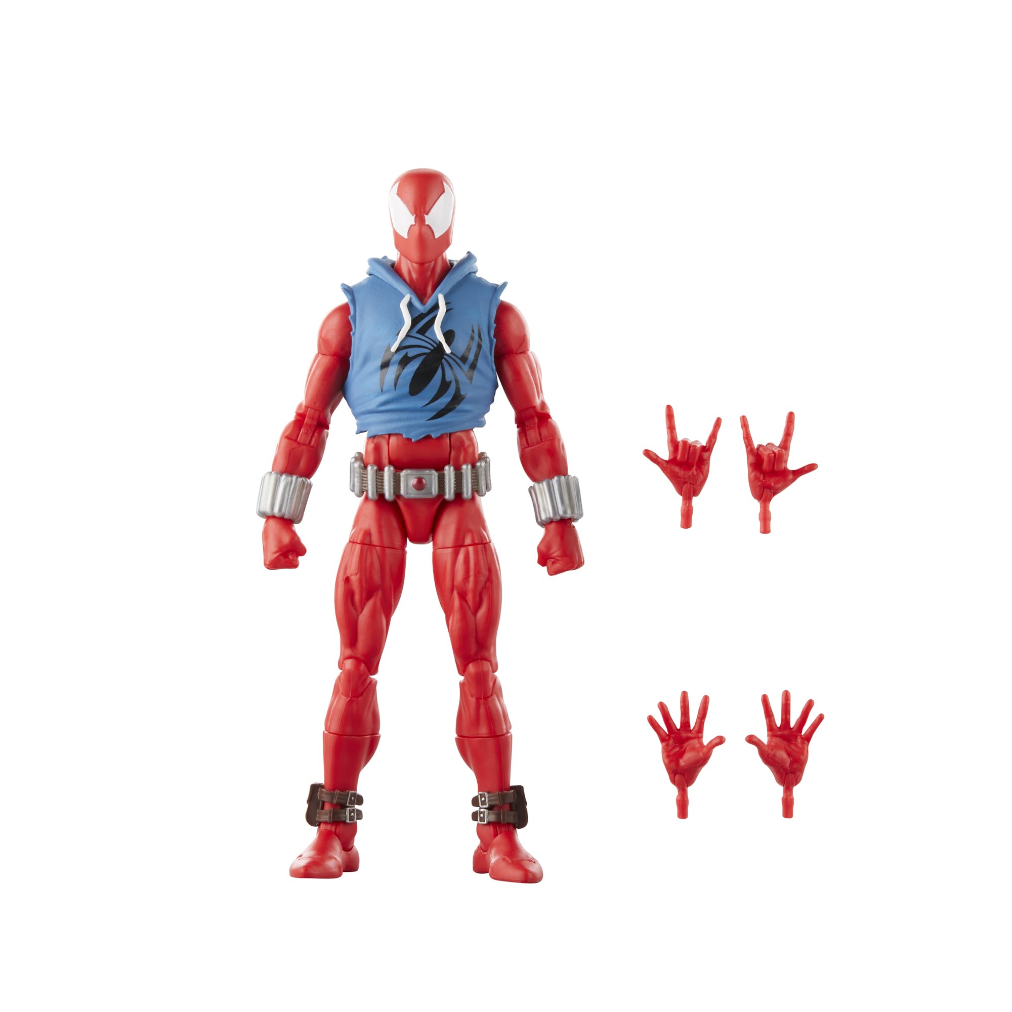 Hasbro Marvel Legends Series Scarlet Spider Comics Collectible Action Figure Authentic Spider-Man 6-inch (15cm) F9022,