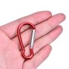 Aluminum Keyring Carabiner D-Ring Key Chain Clip Karabiner Snap Hook Camping