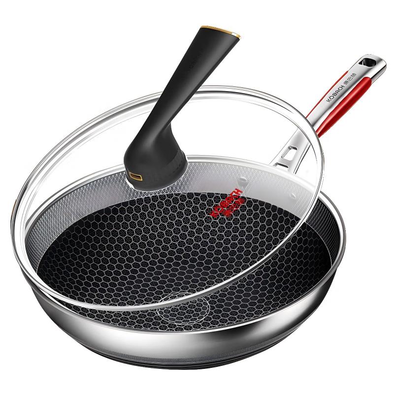 Kobach 5th Gen 32cm Antibacterial Honeycomb Wok