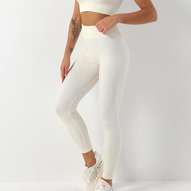 Women High Waist Seamless Yoga Pants Stretchy Gym Leggings Solid Fitness Exercise Sports Clothes