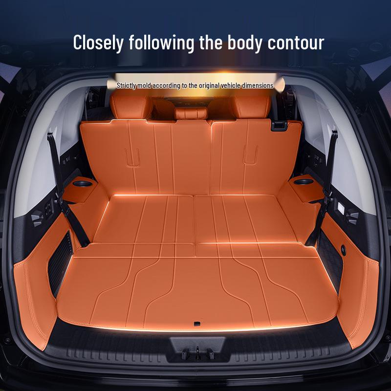Exeed Lanyue 2026 Trunk Mat: Full Coverage Car Interior Decor for Six/Seven-Seater Models