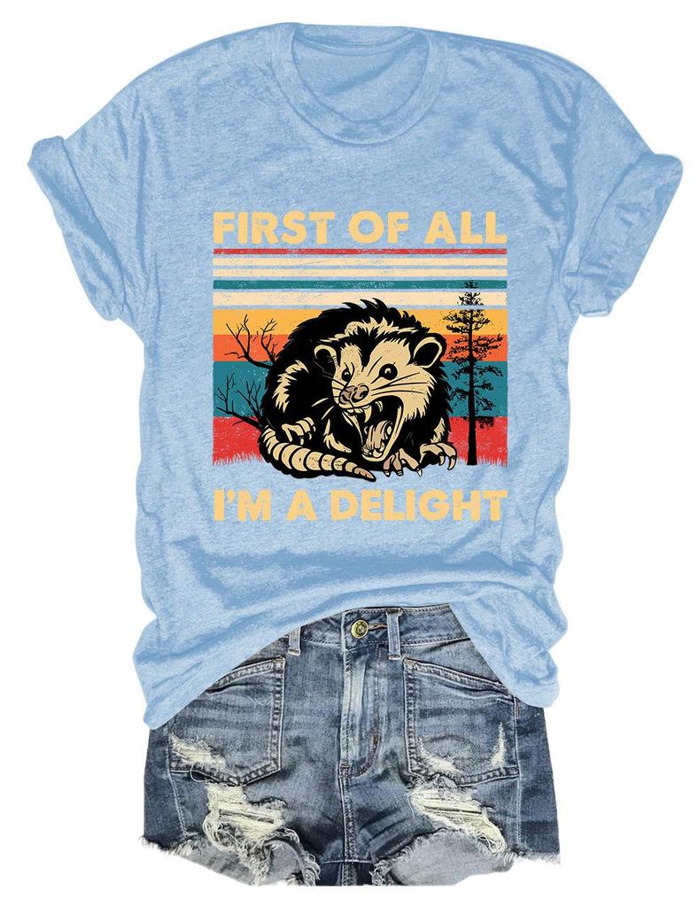 Unisex Summer Delight Round Neck T-Shirt