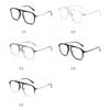Double Beam Blue Light Blocking Nearsighted Glasses TR90 Square Prescription With Cylinder -0 5 To -6 For Women Men