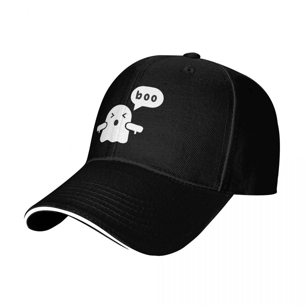Ghost Of Disapproval BOO Baseball Caps Snapback Baseball Hats Breathable Casual Casquette Outdoor Unisex