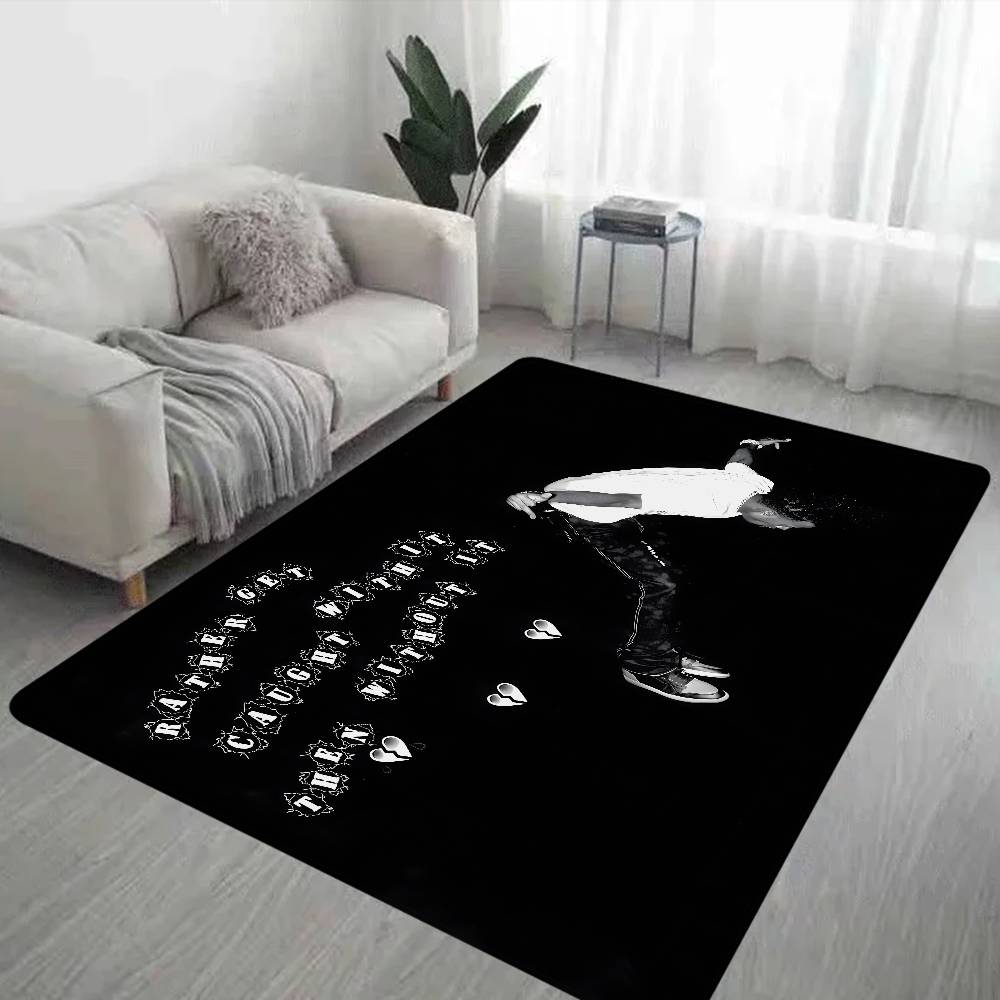 Rapper Playboi Carti I am Music Floor Mat Rectangle Anti-slip Home Soft Badmat Front Door Indoor Outdoor Mat Hotel Decor Mat