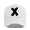 Washed x silk screen baseball cap yellowstone retro peaked cap men's and women's washed distressed sun hat cotton none