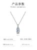 High-End Minimalist Marquise Necklace! PT950 Platinum 1CT Moissanite, Slimming Flattering, Versatile for Date & Travel
