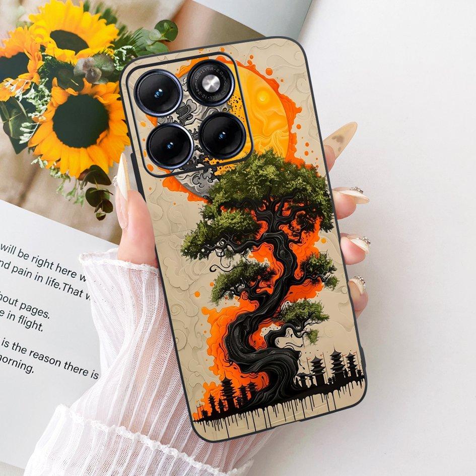 For Funda Motorola Edge 70 Fusion 2026 Phone Case New Fashion Flower Bow Soft Black Silicone Cover For Moto Edge 70Fusion+ Cases