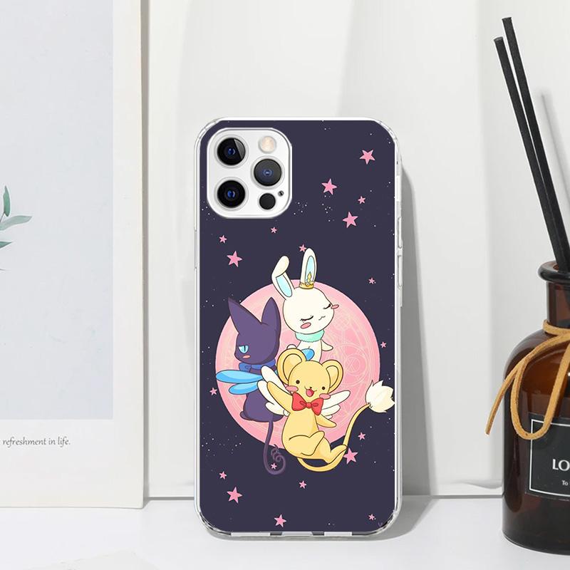 

CardCaptor Sakura Cute Magical Girl Phone Case For Iphone 17 Air 16 15 Plus 16E 14 Pro Max 13 Mini 12 11 7 8 SE Fundas Soft Back iPhone 14 Pro Max