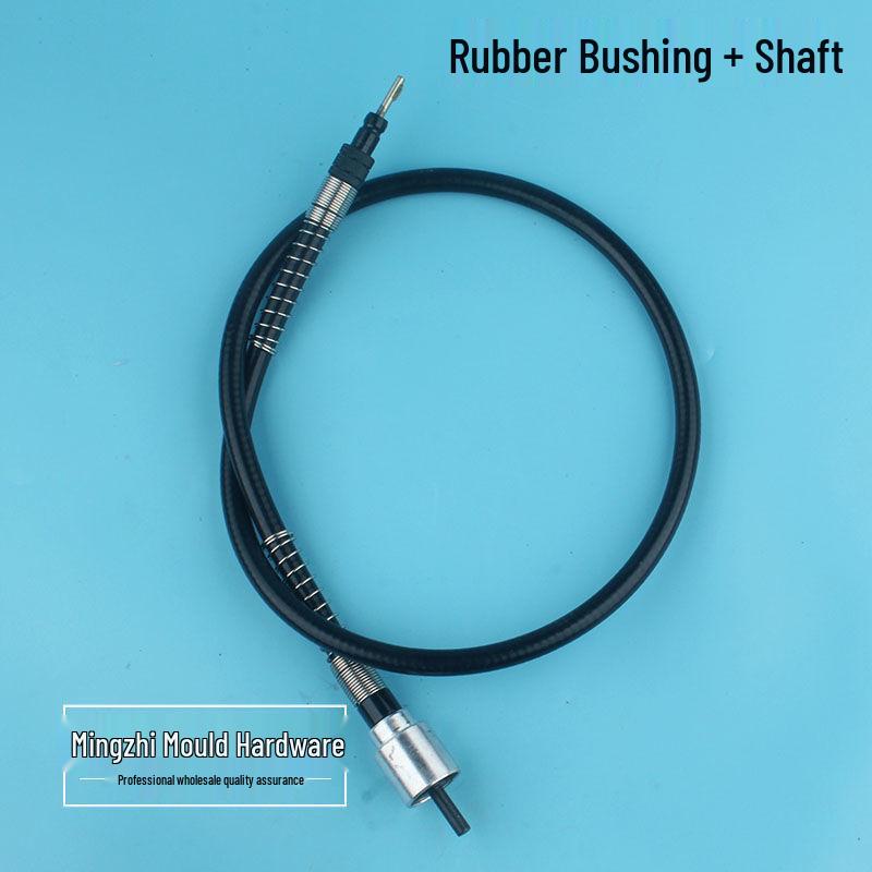 Electric Grinder with Flexible Shaft, Universal Chuck, and Metal Handle - Stainless Steel Electric Drill & Engraving Pen Spindle Tool.