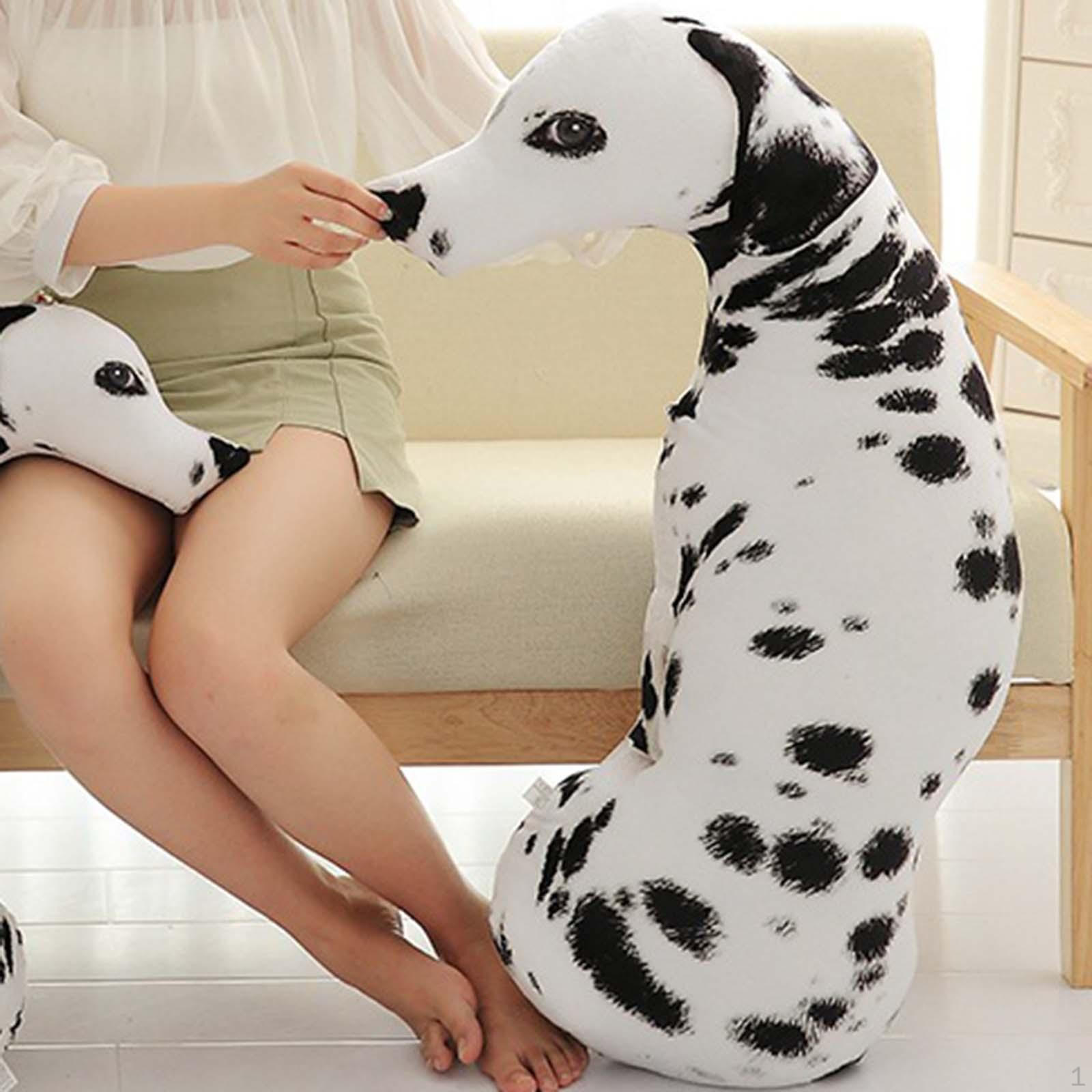 3D Simulation Dog Plush Toy Lifelike pillow Animal Padding Figurine Toys Throw Style M