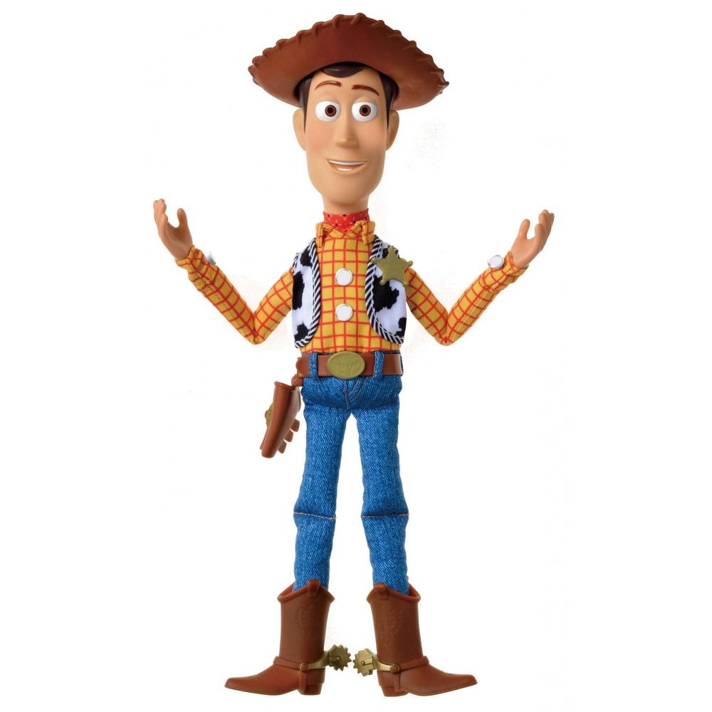 Toy Story 4 Mluvící postava ve skutečné velikosti Woody (Celková délka 37 cm)