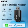 XUDA 2025 New Mini 2-in-1 Wireless CarPlay Adapter, Wired To Wireless CarPlay and Android Auto Smart Box, Stable Transmission