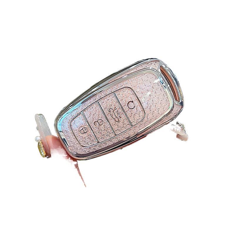 Custom Key Case for Hongqi Models: HS5, H5, H9, EQM5, H6, HS7 - Premium Design for Men and Women