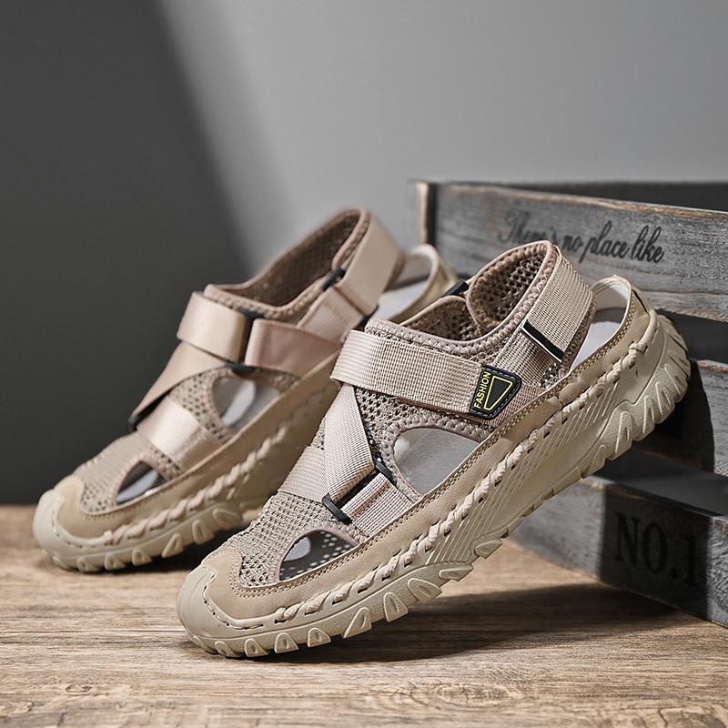 Summer Men Sandals Leather Mens Casual Shoes Outdoor Men Sandals for Men Beach Shoes Roman Mens Shoe Botas Para Hombre Zapatos