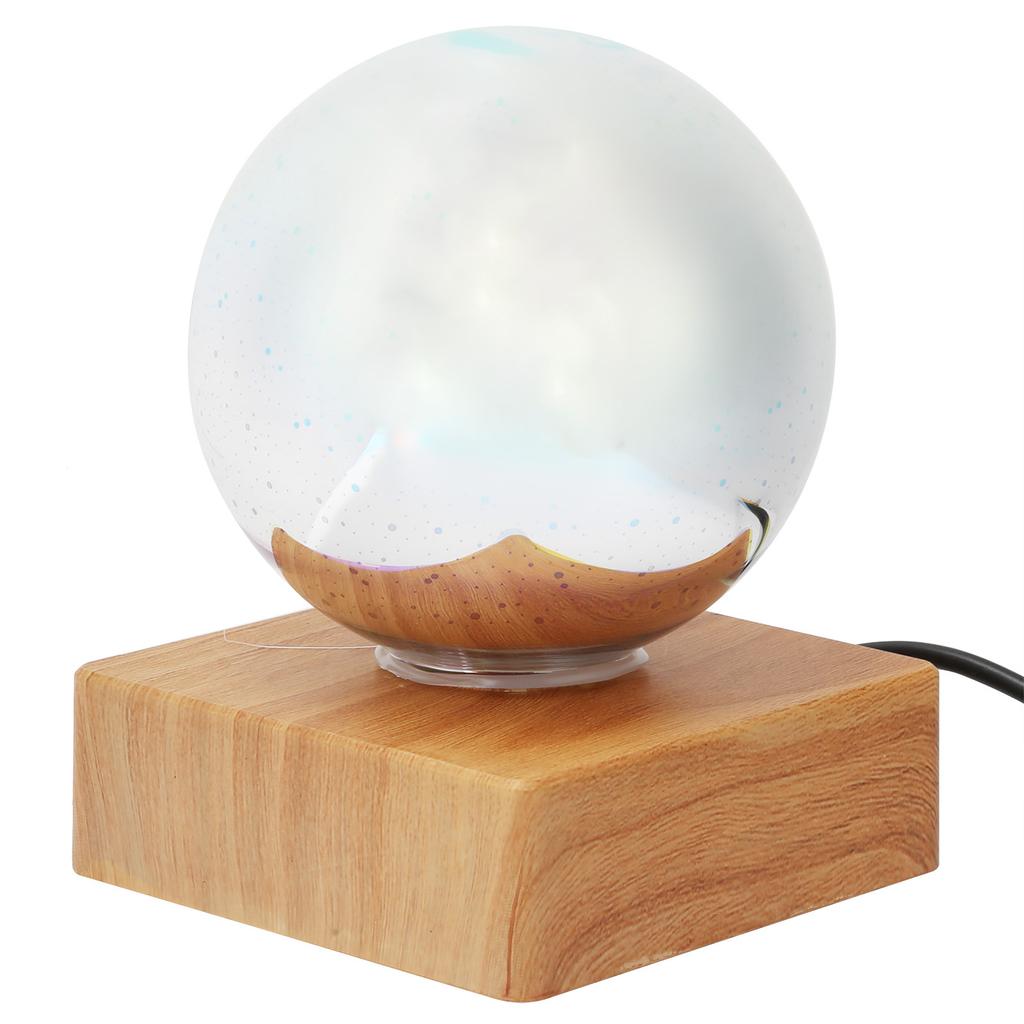 Glaskugel Nachtlicht USB Stecker Nachttischlampe Dekorative Lampe Bunt Weihnachtsgeschenk