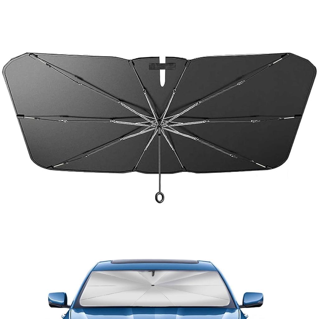 Honda Vezel, RV HEV, Car Sunshade, Auto Sun Shade, 10 Ribs, Folding Rearview Mirror