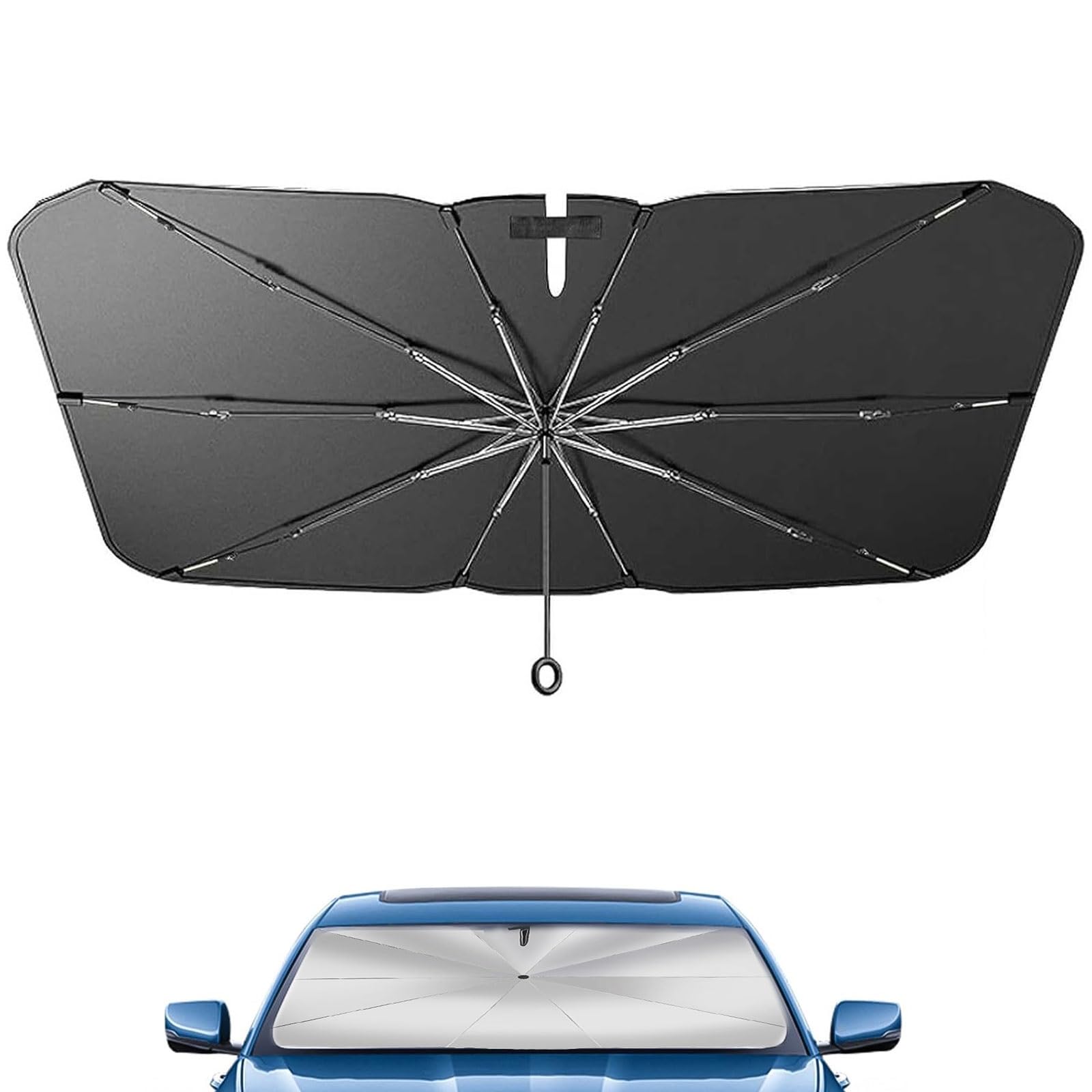 

Автомобильный солнцезащитный козырек Honda Step Wagon RP1/RP2/RP3/RP4/RP5/RP6/RP7/RP8, Складной 10 спиц, Вырез для зеркала заднего вида, Солнцезащитный козырек для One size