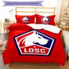 LOSC Lille Pattern Bedding,Quilt Set Quilt Cover Pillowcase Home Birthday Gift (1*duvet Cover+2*pillowcase,without Core)