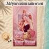 Beach TowelSabrina Carpenter Custom Name Text Personalized Soft Towel for Beach Pool Indoor Home Decor Gift