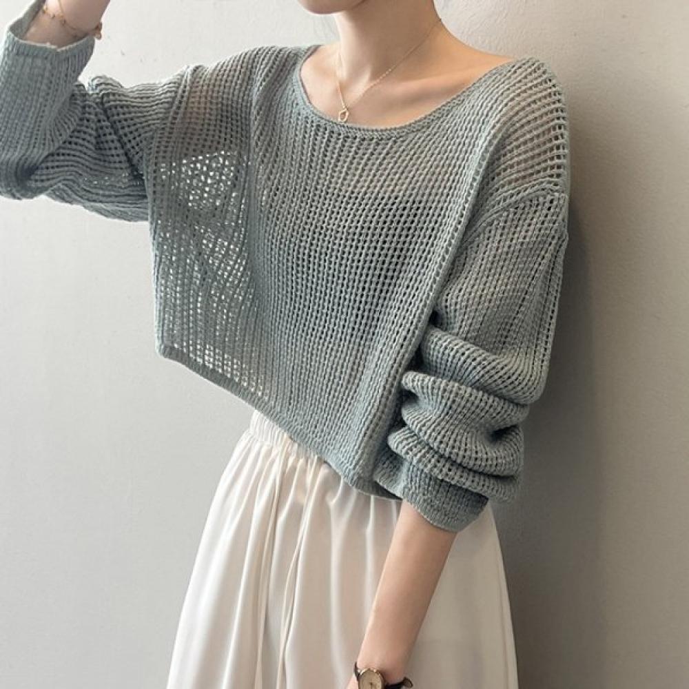 Maia Summer Mesh Knit Top Maiac046 
