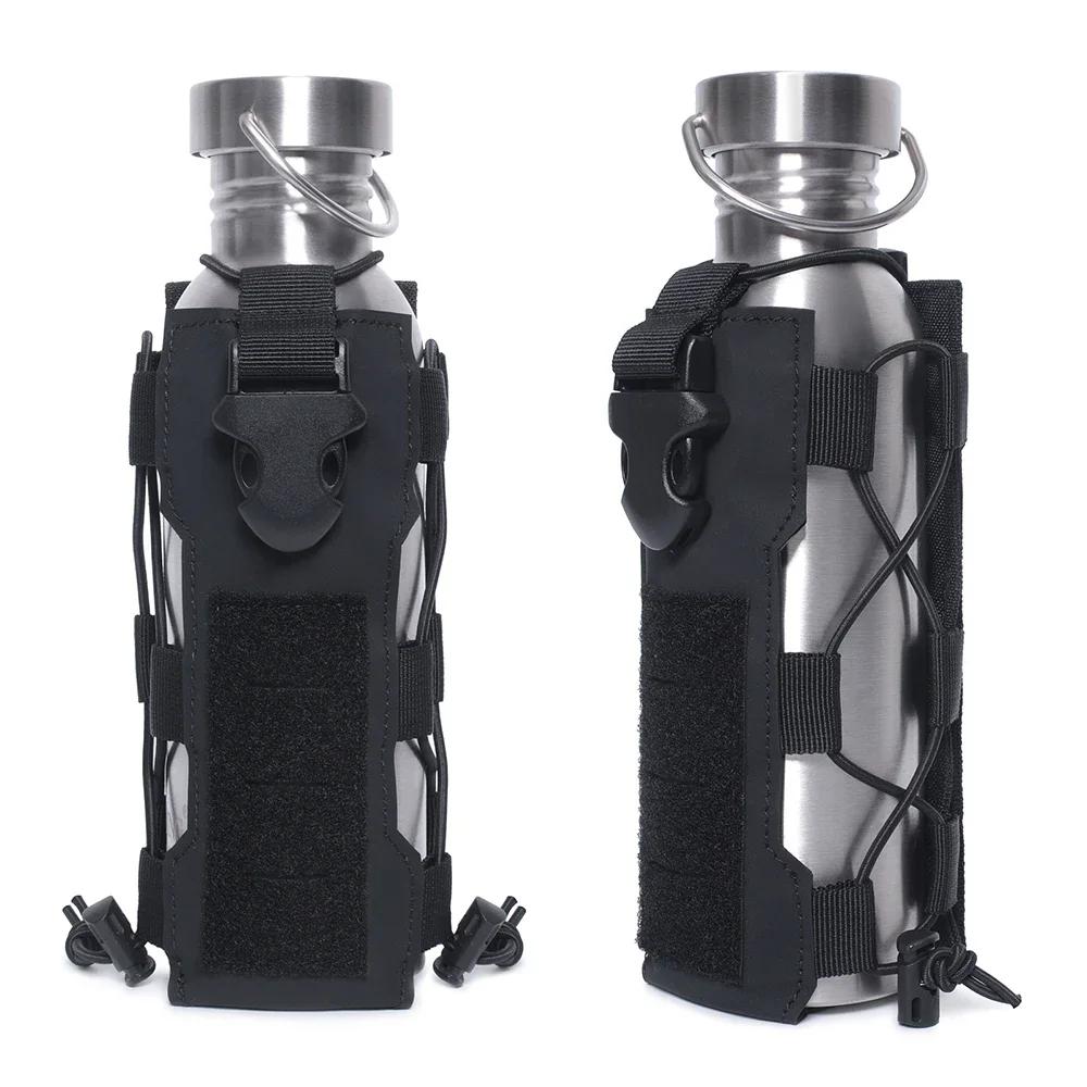 Molle Wasserflaschentasche Funkgerät Holster Hüfttasche Outdoor Sport Angeln Camping Jagd Wandern Reisen Feldflasche Kesselhalter Tasche