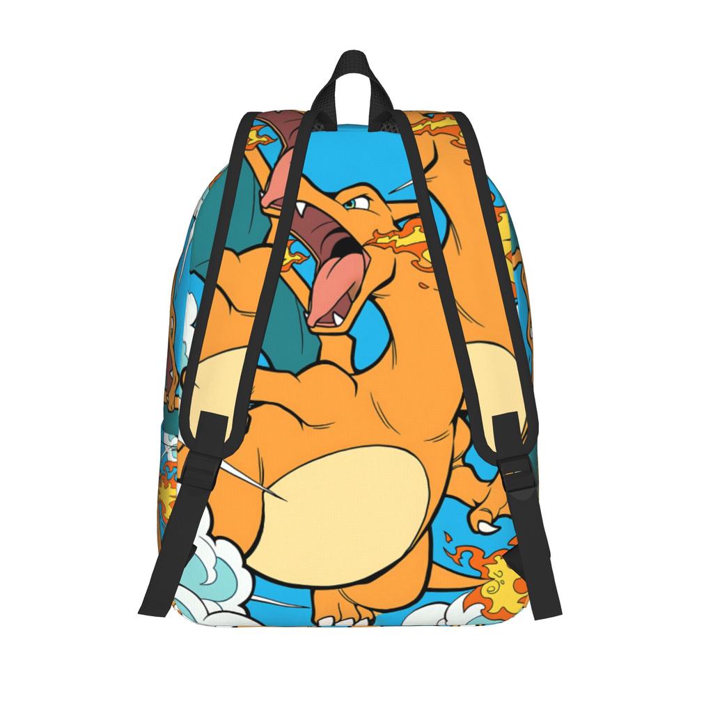 Style Pokemon Theme Charmander Fire Rucksack  Mochilas Casual School Spacious Rucksack Suitable for All Ages Made with Attention to Detail