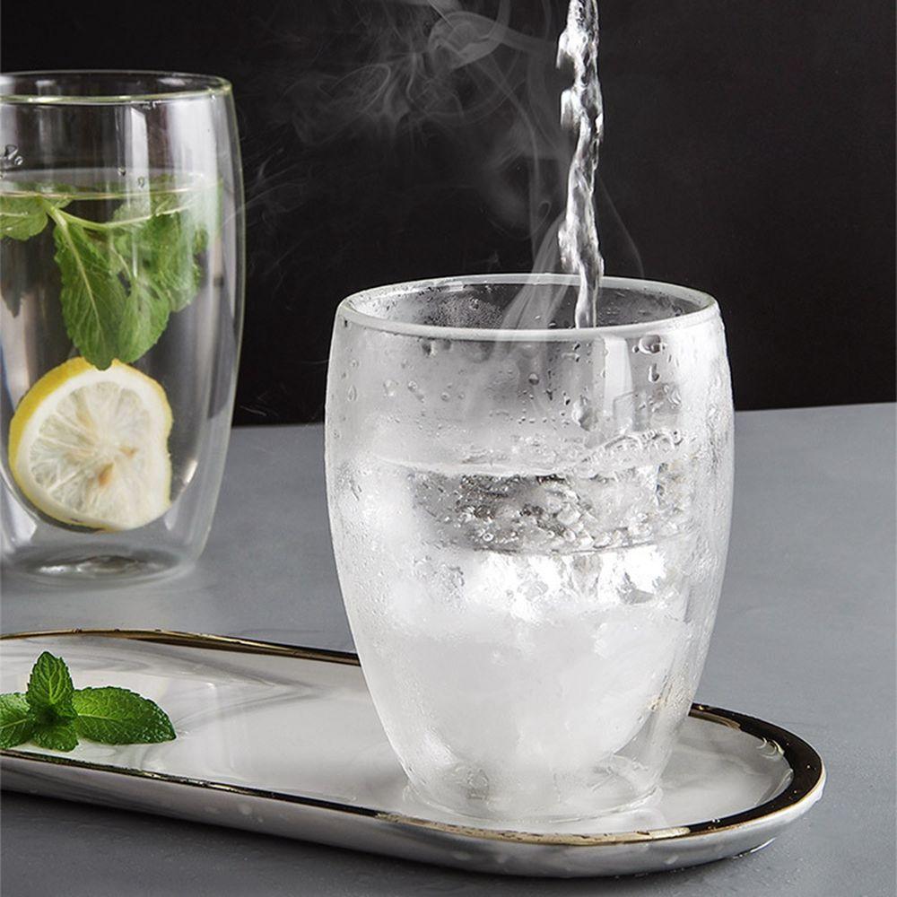 Tea Whiskey Drinkware Handmade Double Wall Glass Mug Beer Mug Espresso Coffee Cup Glass Cup